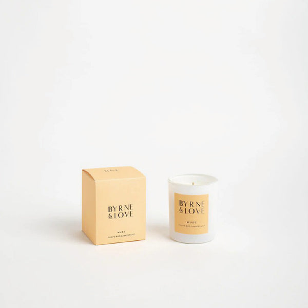 Byrne & Love Muse | Clove Bud & Waterlily Candle - The uniek | lifestyle you need