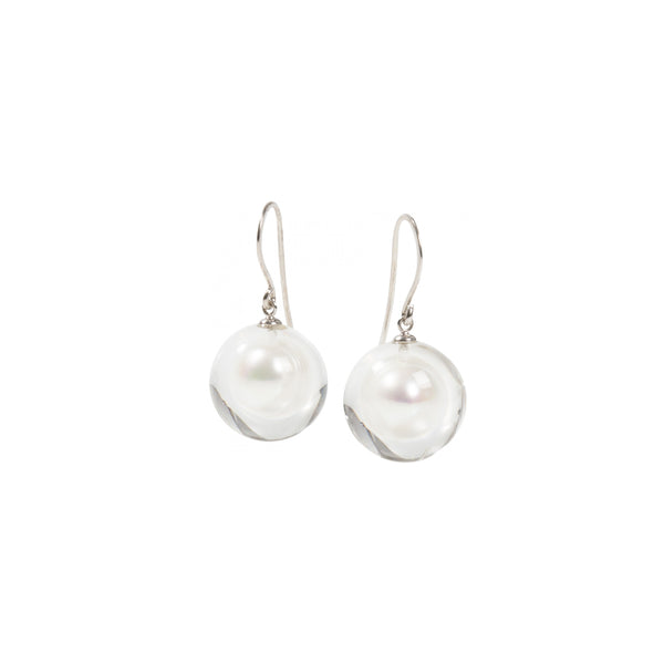 BUBBLING - Pearls 20 Shorthook Earrings(2cm)