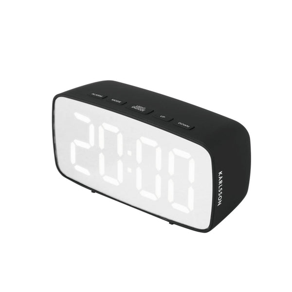 Karlsson Alarm Clock Mirror LED Oval - The uniek | lifestyle you need