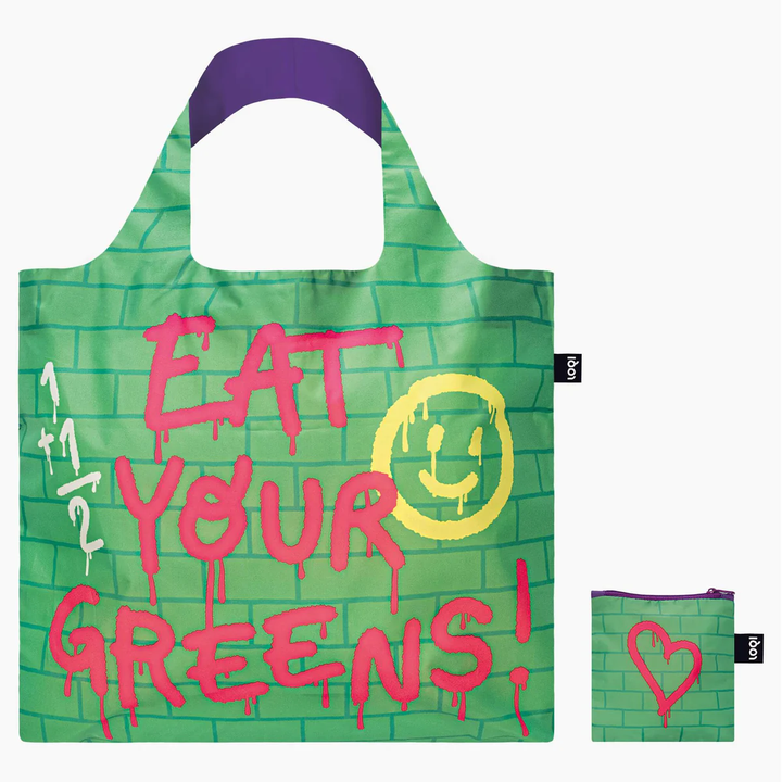 LOQI Eat Your Greens Recycled Bag - The uniek | lifestyle you need