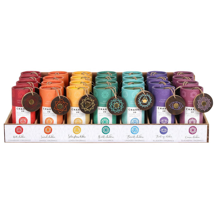 Something Difference UK - Mixed Fragrance Chakra Incense Cones - The uniek | lifestyle you need