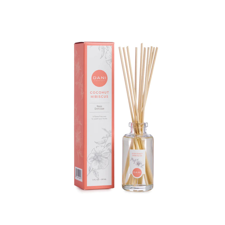 DANI Naturals Reed Diffuser - COCONUT HIBISCU - The uniek | lifestyle you need