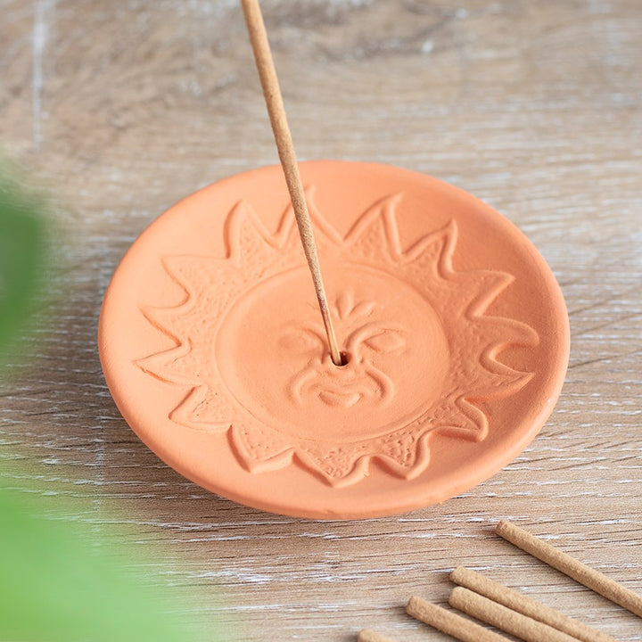Something Difference UK - Sun Terracotta Incense Plate - The uniek | lifestyle you need
