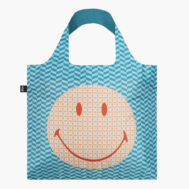 LOQI Smiley Geometric Recycled Bag - The uniek | lifestyle you need