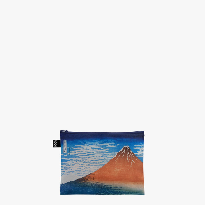 LOQi Fuji di Gotenyama, Fuji rosso e Wave riciclato Tasche con zip - The uniek | lifestyle you need