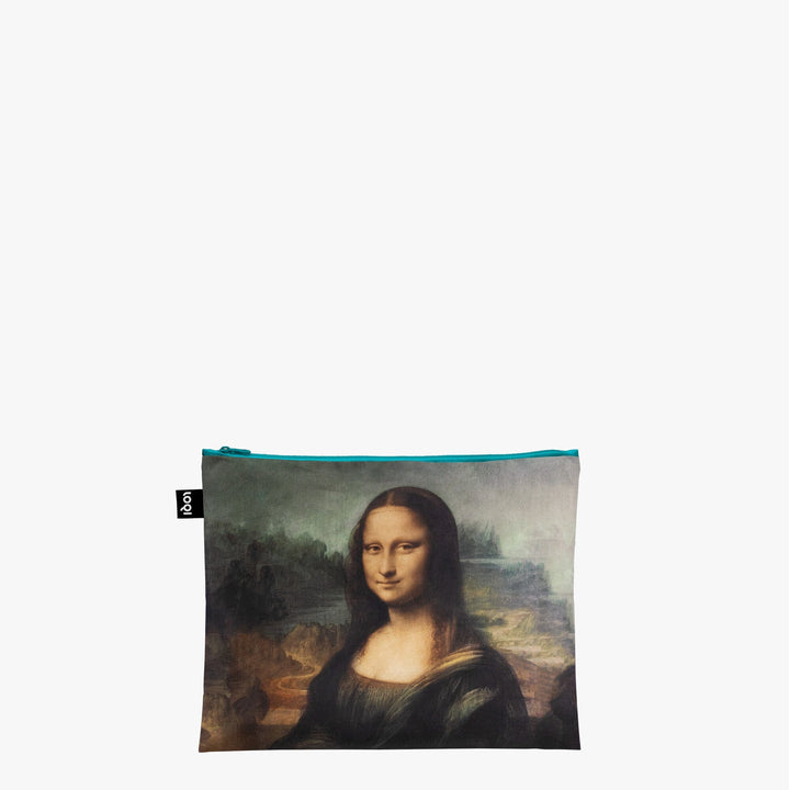 LOQI Mona Lisa, The Vitruvian Man, The Last Supper Recycled Zip Pockets - The uniek | lifestyle you need