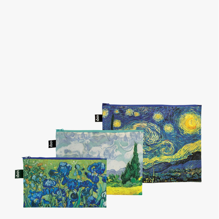 LOQI Vincent Van Gogh Starry Night Zip Pockets - The uniek | lifestyle you need