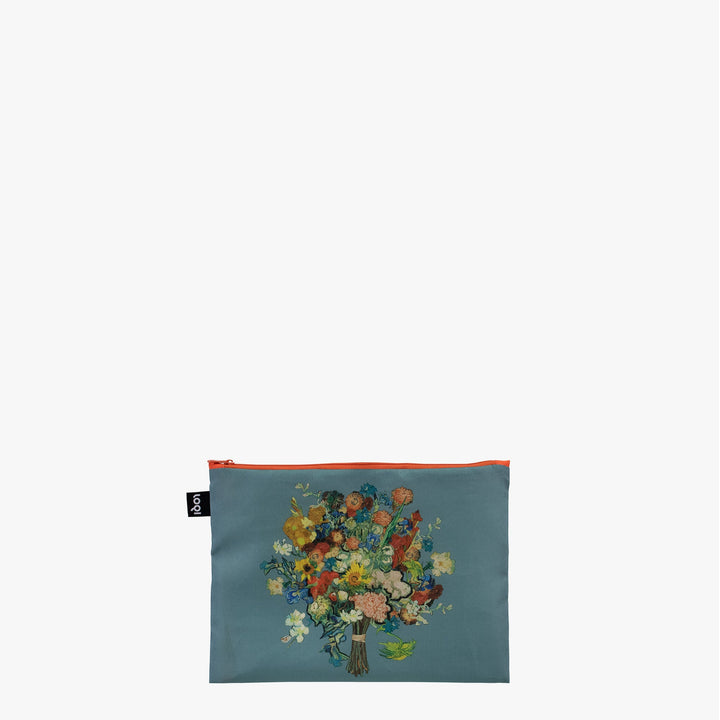 LOQI Flower Pattern Zip Pockets - The uniek | lifestyle you need